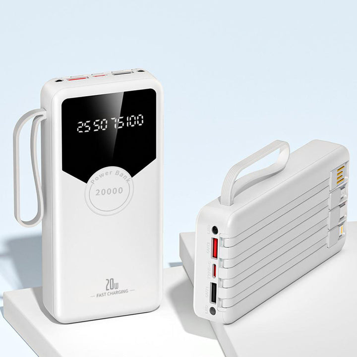 Power bank with fast charging function and LED display Bowlift