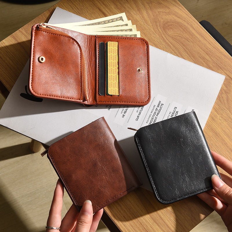 Classic Leather Bi-Fold Wallet Bowlift