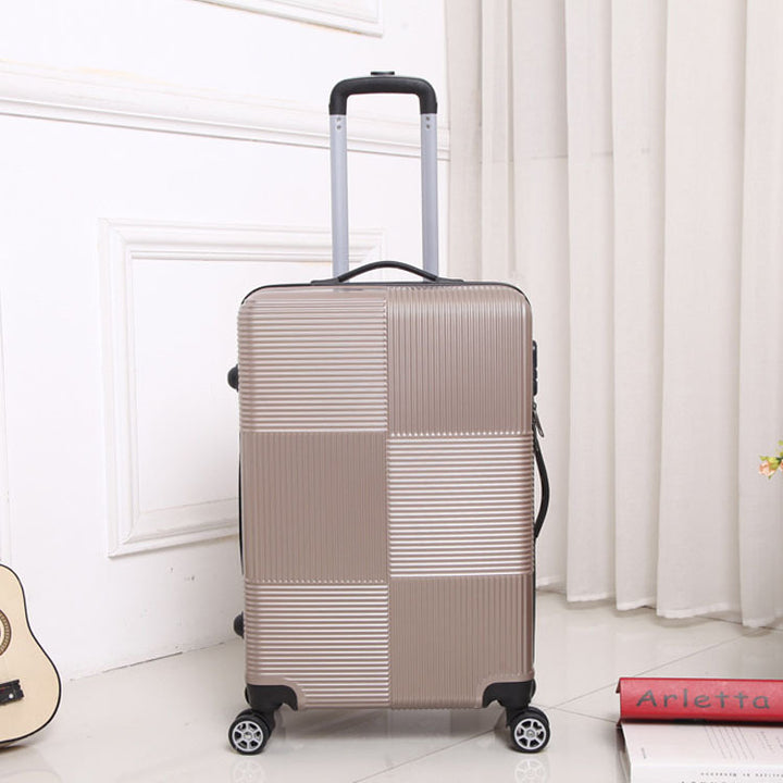 Women's Stylish Textured Hard Shell Luggage Bowlift