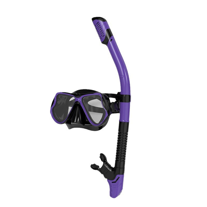 Snorkel mask with ergonomic fit and innovative breathing technology Bowlift