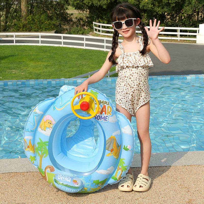 Ladies Inflatable Swimming Ring with Safety Control Bowlift
