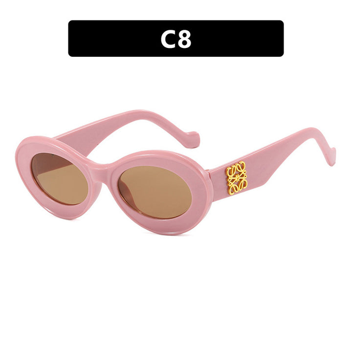 Ladies elegant curved sunglasses Bowlift