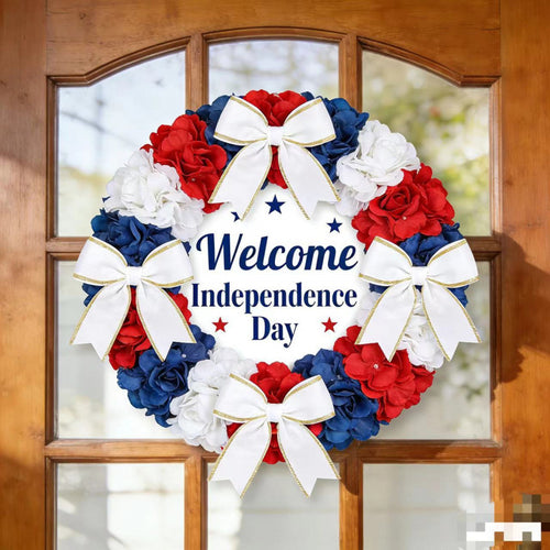 Unisex nan patriotic mesh sunflower wreath with star cutouts and rustic rope hanger Bowlift