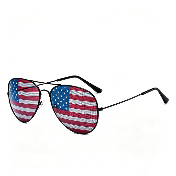 Patriotic Aviator Sunglasses Bowlift