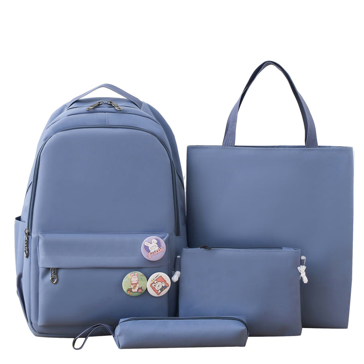 Stylish 4-Piece Backpack and Tote Bag Set Bowlift