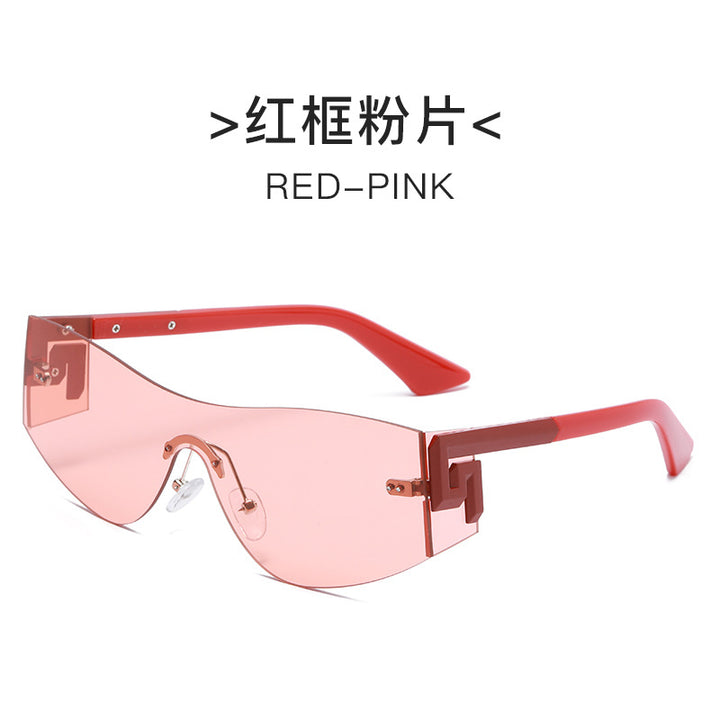 Women's futuristic oversized sunglasses with striking design Bowlift