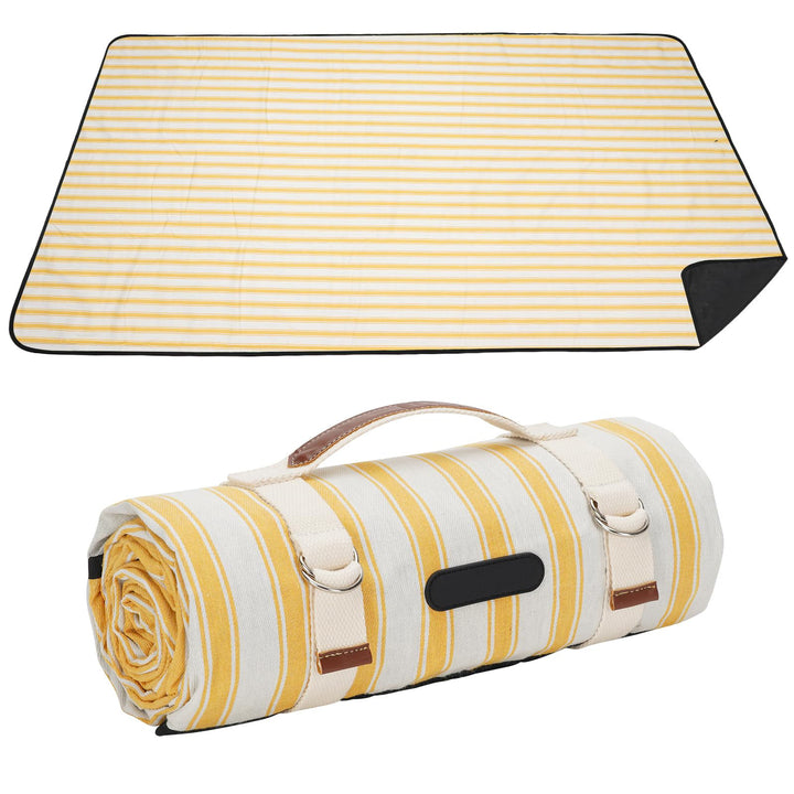 Unisex Picnic blanket with water-repellent underside and carrying handle Bowlift