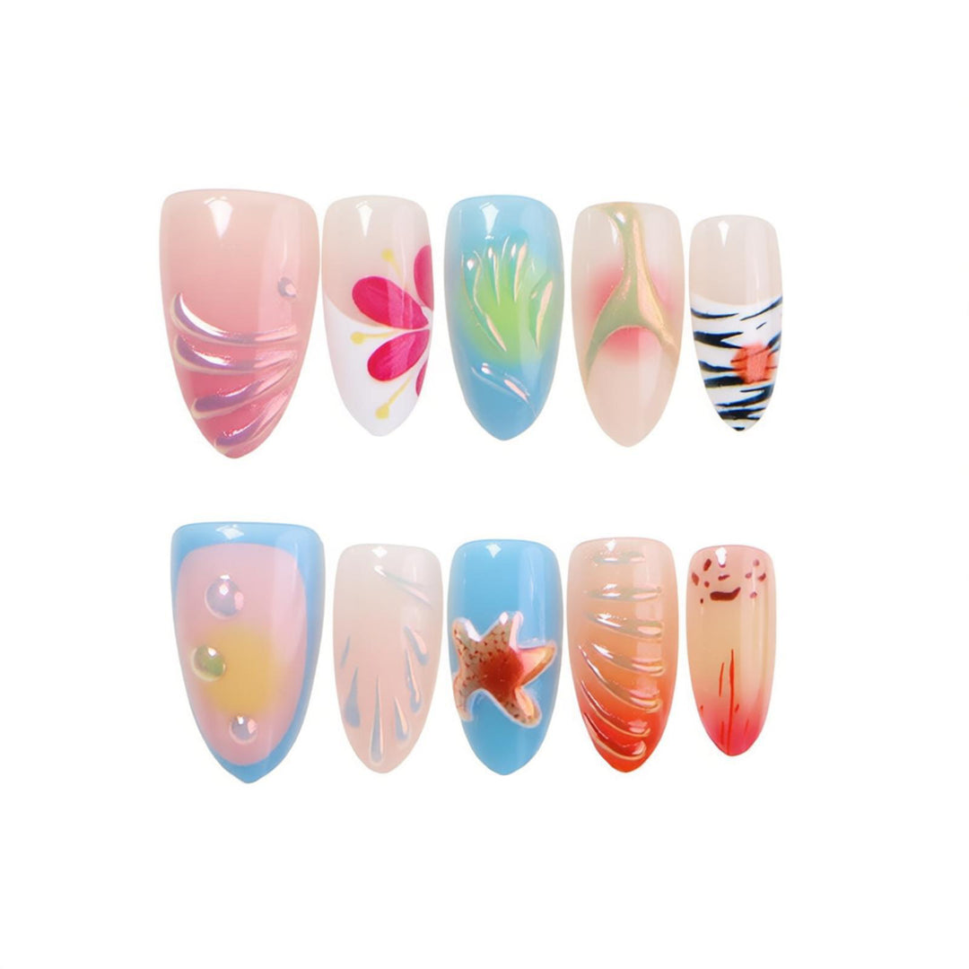 Thematic Press-On Nail Art Collection Bowlift