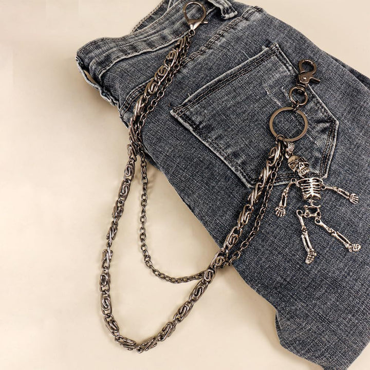 Chic Layered Star Chain Belt Bowlift
