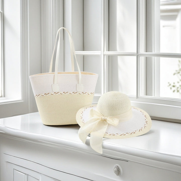 Stylish Sun Hat and Practical Beach Bag Bowlift