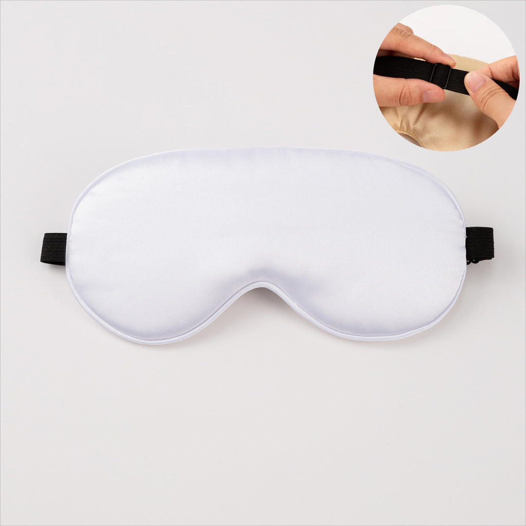 Unisex nan ergonomic sleep mask with adjustable elastic band and soft satin surface Bowlift