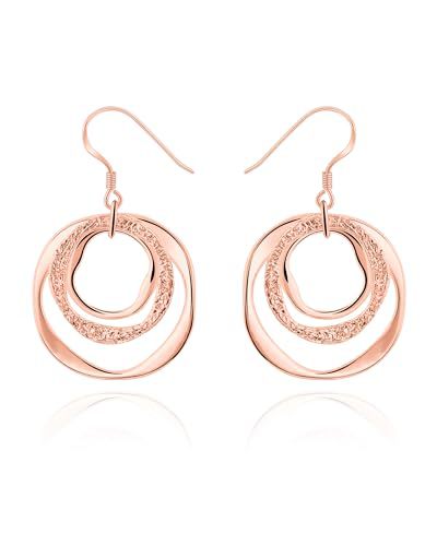 Elegant Spiral Drop Earrings Bowlift