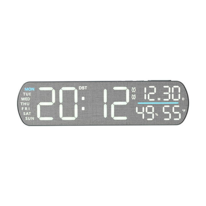 Digital alarm clock with temperature sensor and week display Bowlift