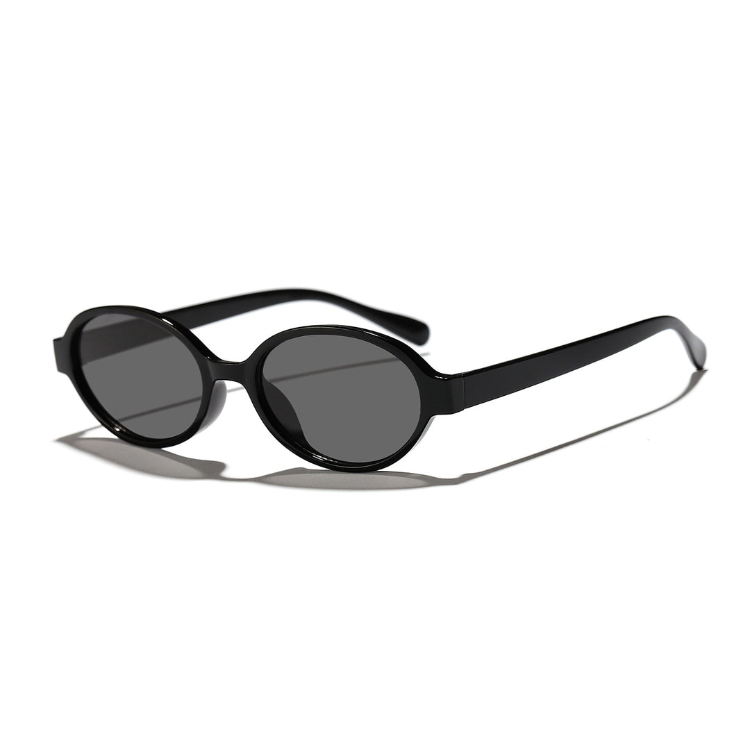 Women's fashionable oval sunglasses with animal pattern Bowlift