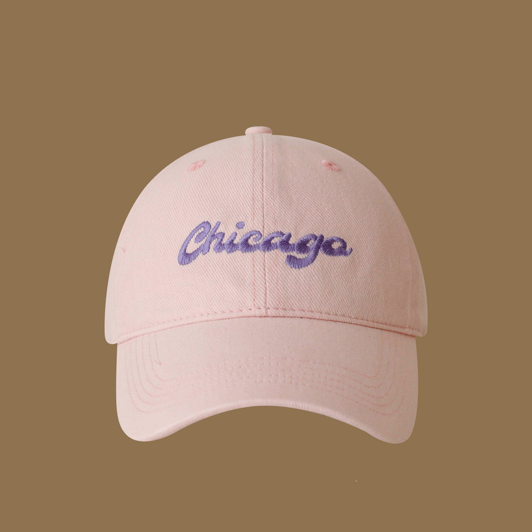 Vintage-Inspired Embroidered Cotton Baseball Cap