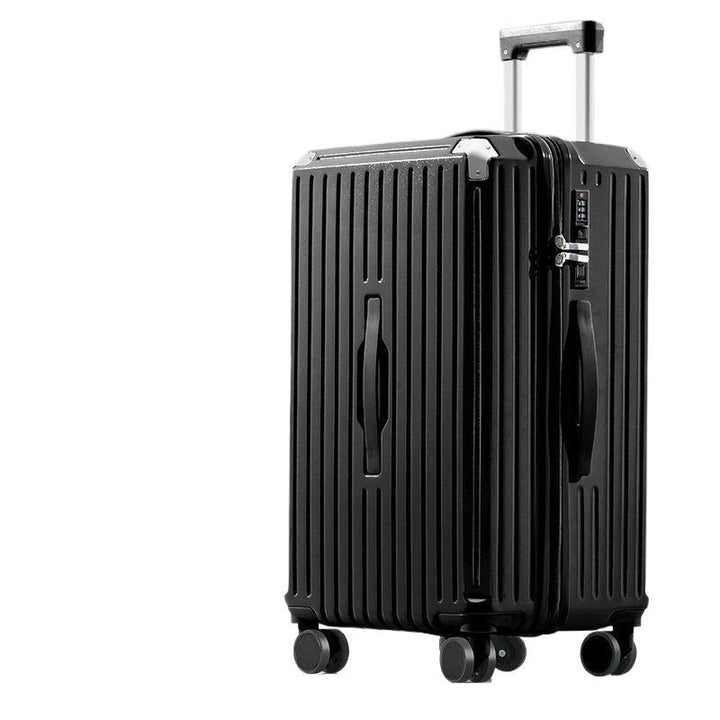 Hard-shell suitcase with ergonomic design and integrated USB port Bowlift