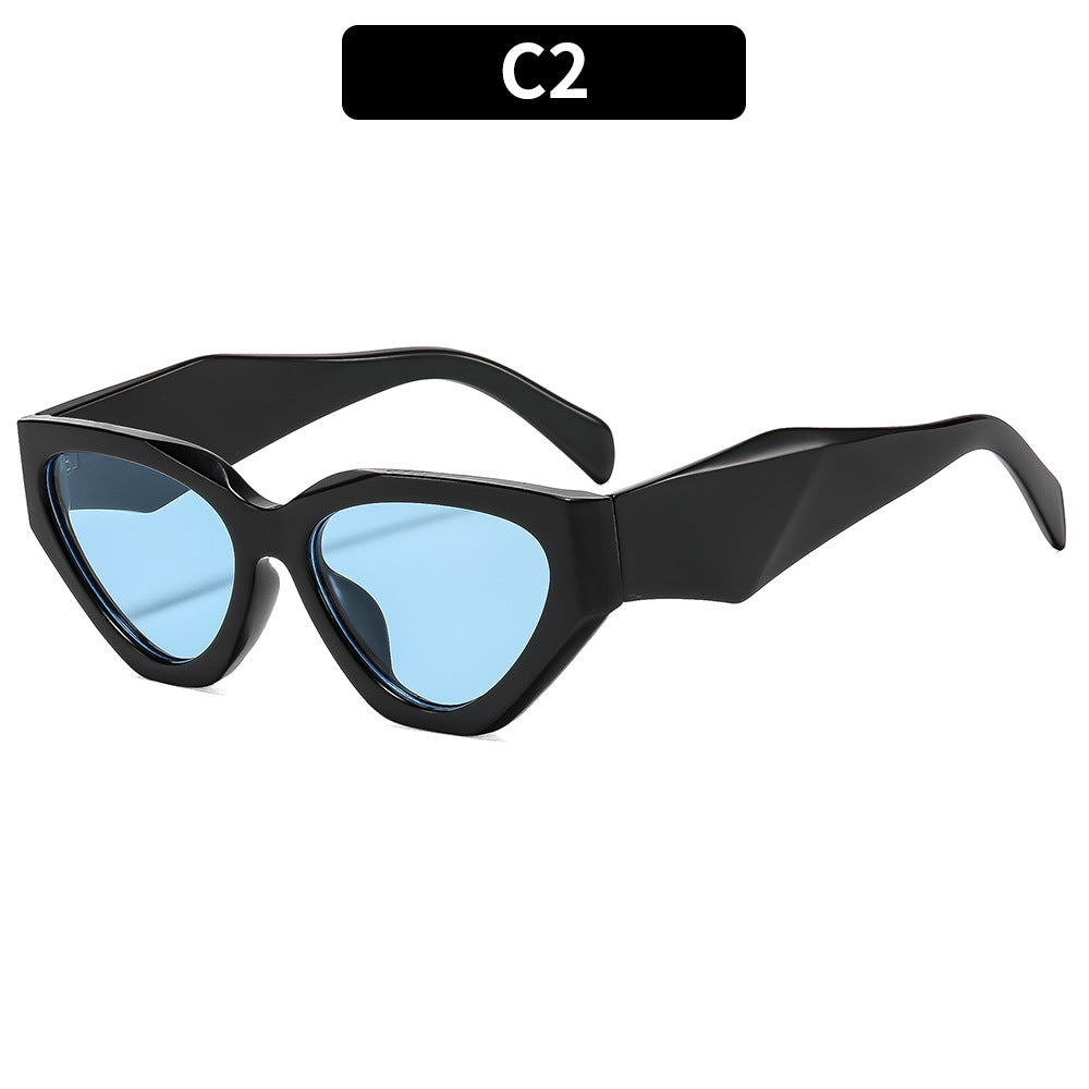 Sculptural Cat-Eye Sunglasses