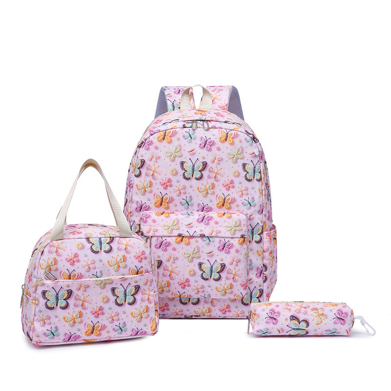 Set consisting of backpack, lunch bag and pencil case Bowlift