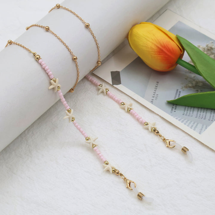 Beach-Inspired Beaded Eyewear Chain Bowlift