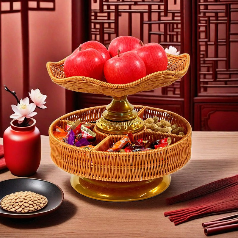 Ladies fruit bowl with multiple compartments Bowlift
