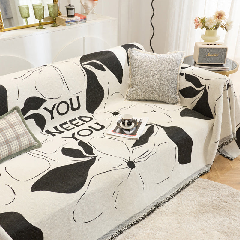 Decorative Floral Throw Blanket