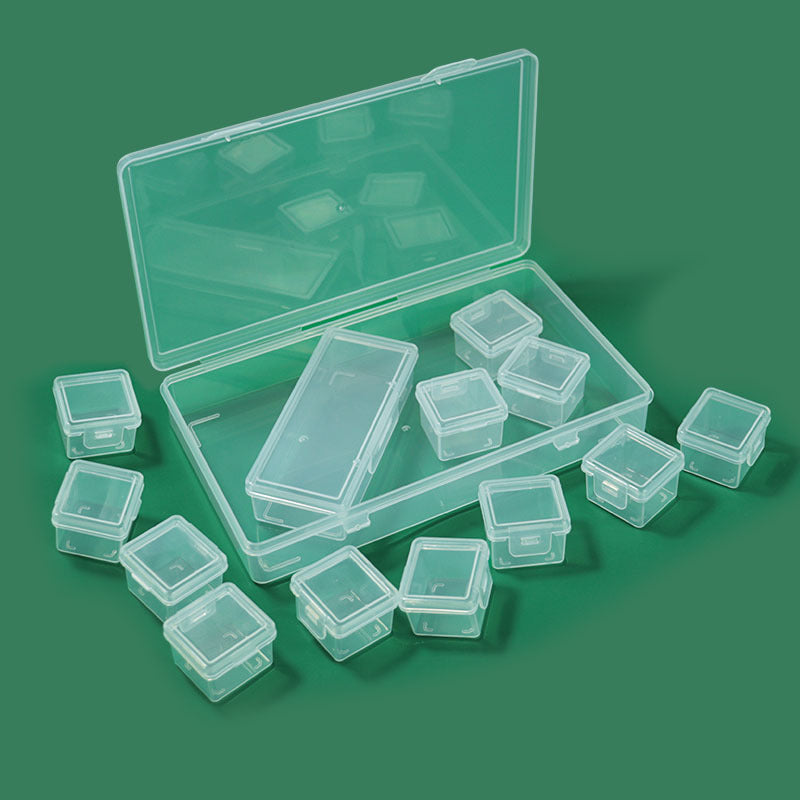 Transparent Multi-Compartment Craft Storage Organizer Bowlift