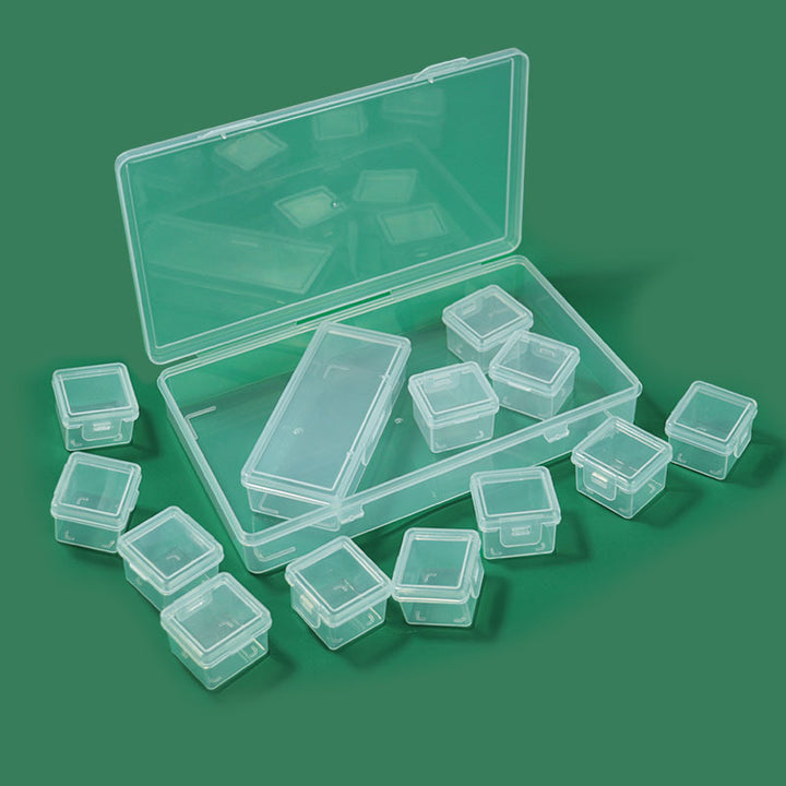 Transparent Multi-Compartment Craft Storage Organizer Bowlift