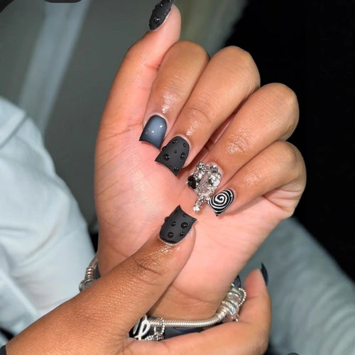 Artistic 3D Textured Nail Design Bowlift