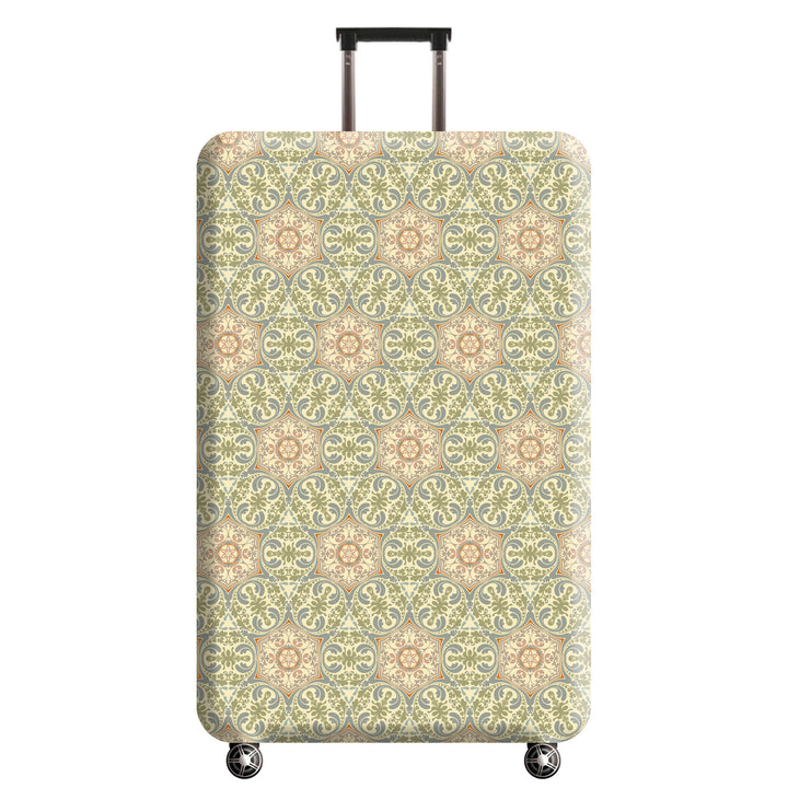 Women's Hard Shell Suitcase with Artistic Floral Pattern Bowlift