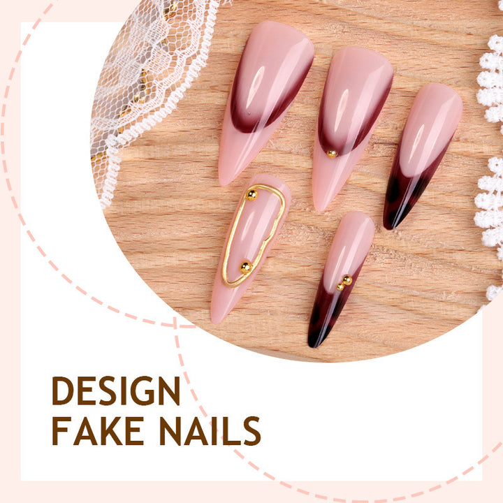Fashionable artificial nail set Bowlift