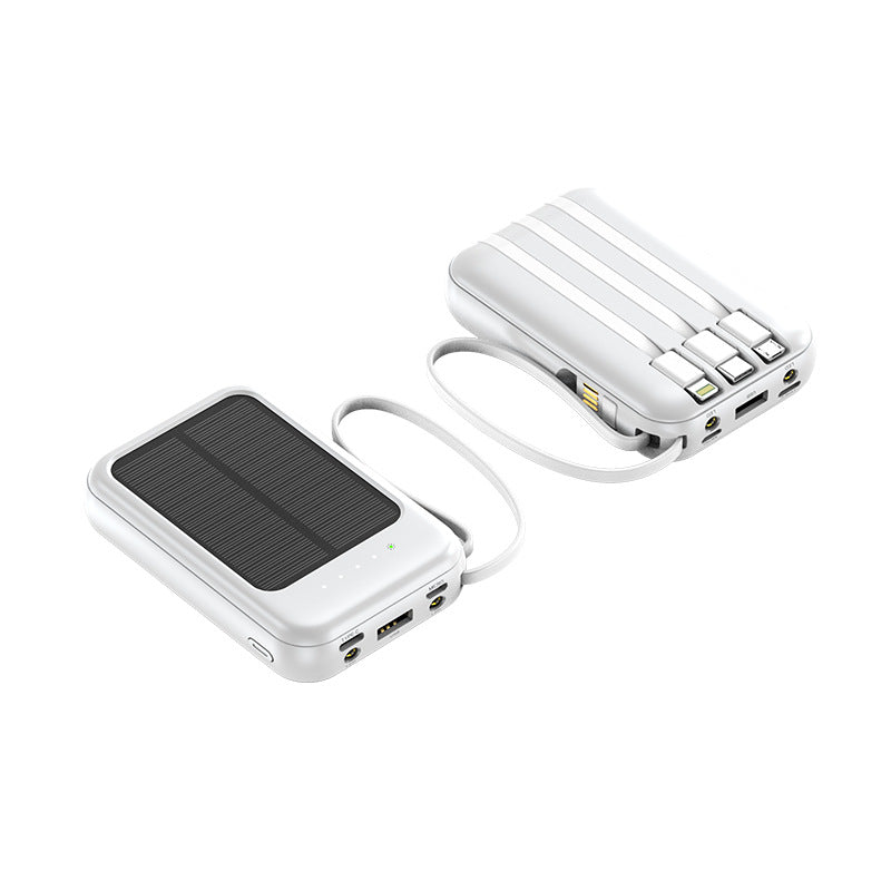 Portable solar power bank with fast charger Bowlift
