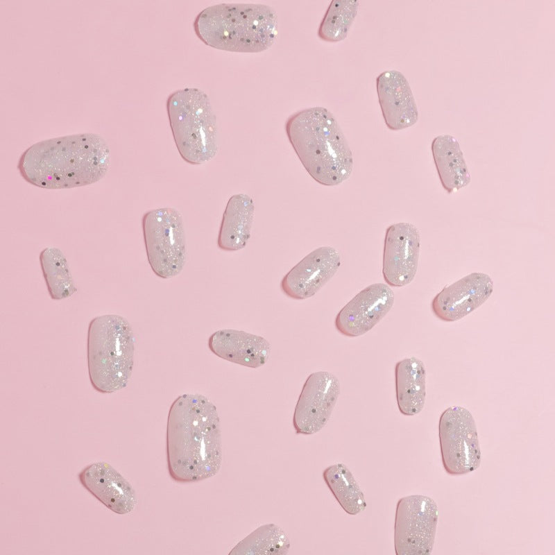 Glamorous Glittering Press-On Nail Set Bowlift