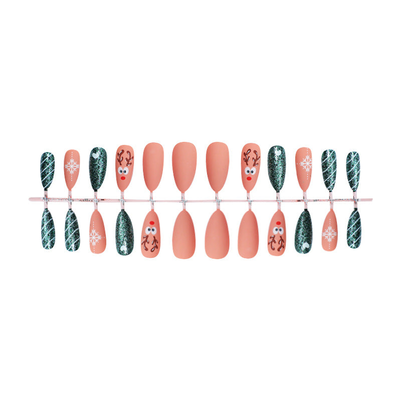 Festive Holiday-Themed Press-On Nails Bowlift
