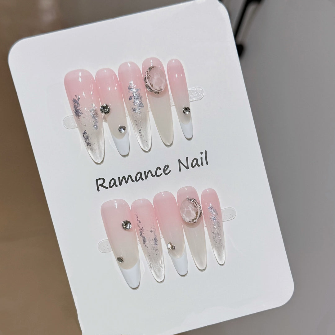 Elegant Press-On Nails Bowlift