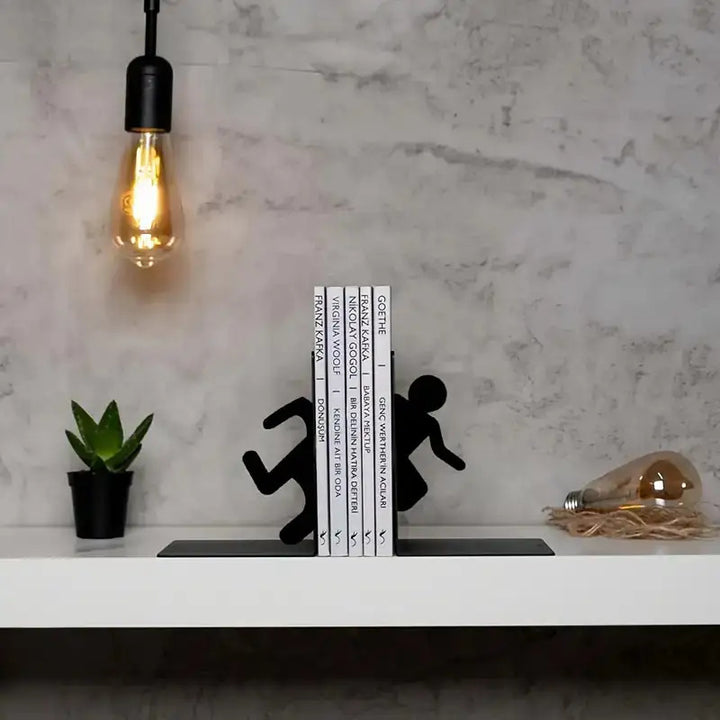 Playful Figurative Bookends