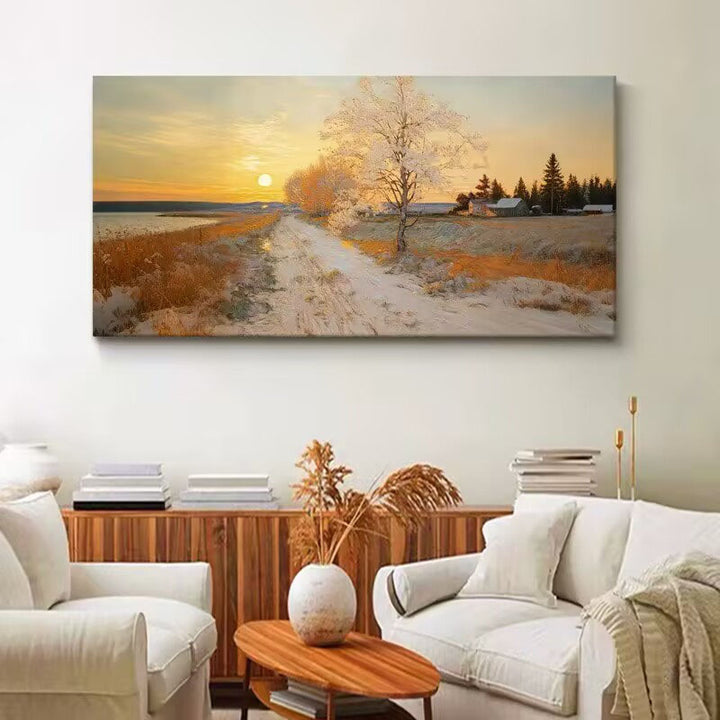 Framed Oil Painting Wall Art