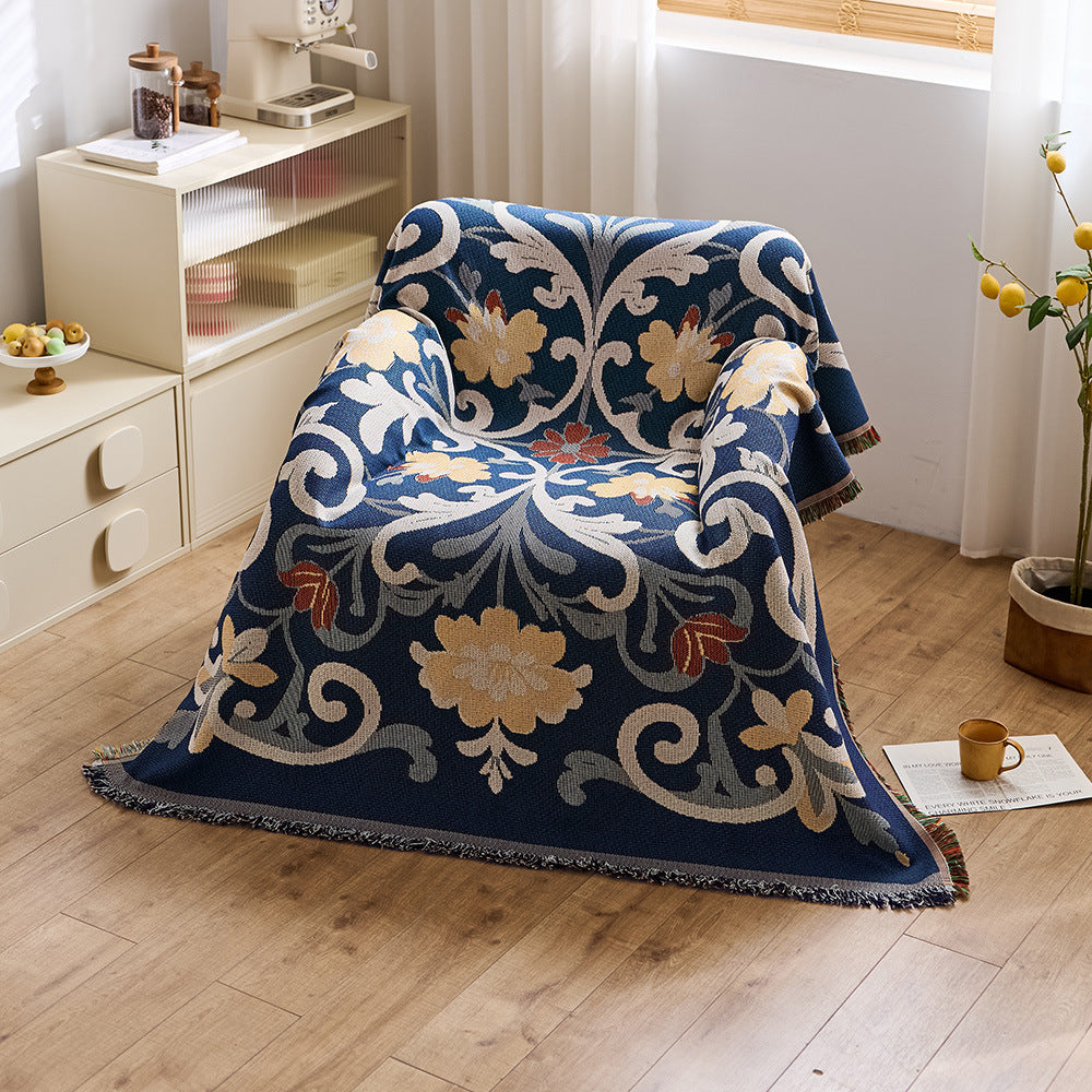 Artistic Jacquard Throw Blanket
