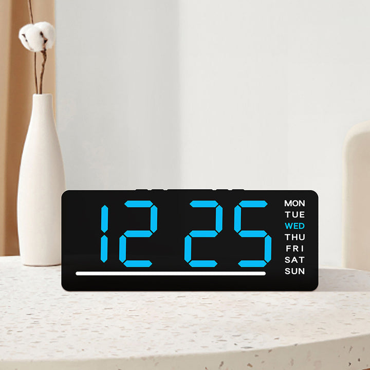 Digital LED Alarm Clock with Large, Clear Display and Multiple Alarm Functions Bowlift