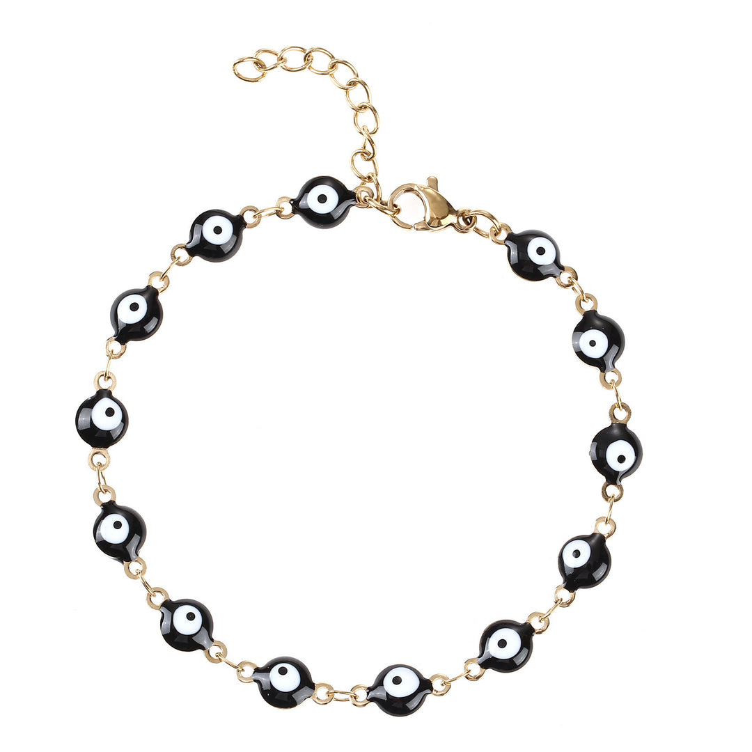 Colorful Evil Eye Charm Bracelet Bowlift
