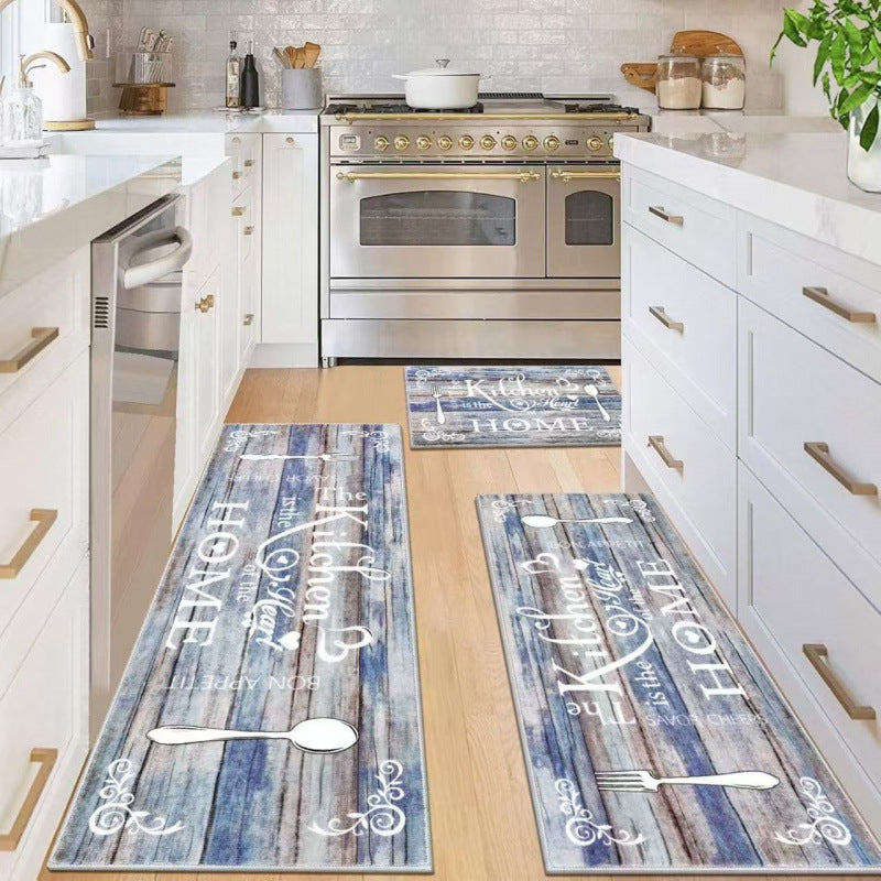 Anti-Fatigue Memory Foam Kitchen Runner and Square Mat Set with Non-Slip Backing Bowlift