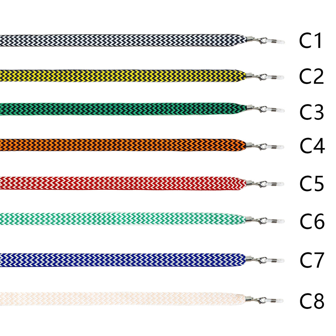 Adjustable Patterned Eyewear Strap Bowlift