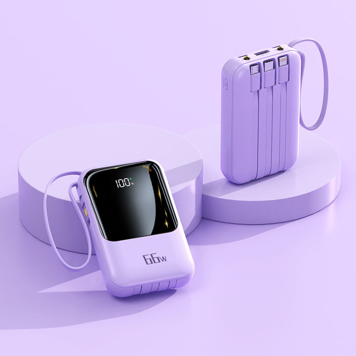 Portable power bank with fast charging function and digital display Bowlift