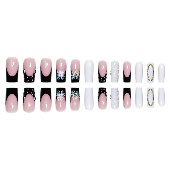 Decorative Flower Nail Art Extensions Bowlift
