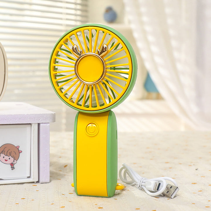 Women Portable Handheld Fan with Flexible Tilt Mechanism Bowlift