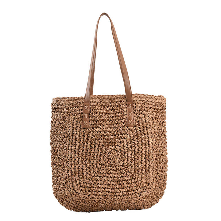 Handmade Tote Bag Made of Woven Natural Material Bowlift