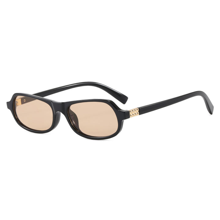 Ladies stylish fashionable sunglasses with golden accents Bowlift
