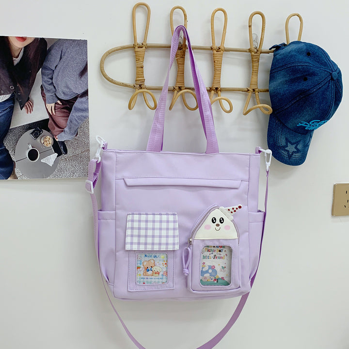 Tote bag with Playful Design and Thoughtful Compartments Bowlift