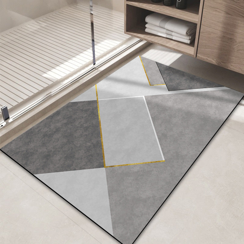 Modern Abstract Decorative Bath Mat