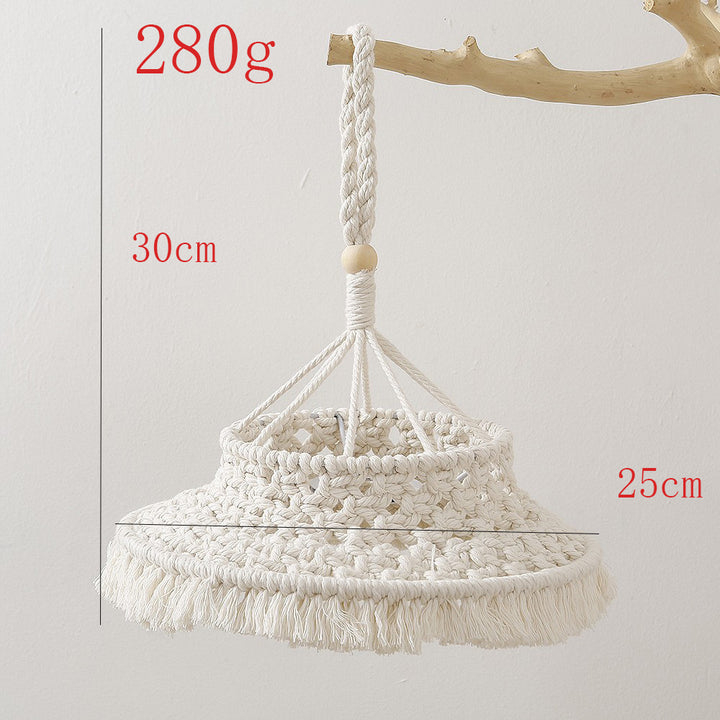 Macramé Hanging Light Shade Bowlift