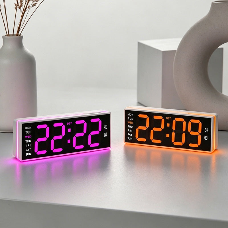 Digital alarm clock with large LED display and dual alarm function Bowlift